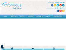 Tablet Screenshot of oronoqueeyecare.com